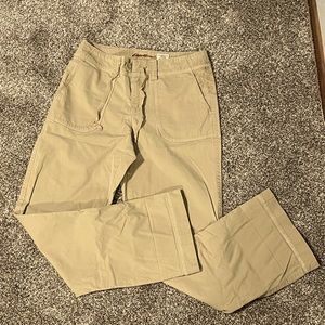 Eddie Bauer Y2K Khaki Convertible Utility Cargo Pants Size 6 Lightly Used Nice!